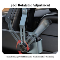 Car Screen Support Bracket Aluminum Alloy Frame 360 Rotating Screen Mount Telescopic Car Display Bracket Stable and No Shaking