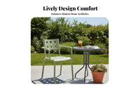 Nordic design Stackable Armchair With Armrests Dining Chair Indoor & exteriordoor Use Seating Furniture Lightweight for Cafe Owners, Design aficionados, Office Managers, Restaurant, Kitchen, Living Room, Balcony