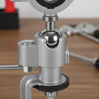 Electric Mounting Bracket Multi-Functional Rotating Drill Holder Clamp 360 Degree Table Vise for DIY Enthusiasts, Hobbyists, Craft Room