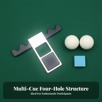 4-Cue Holder 4-Cue Billiard Rest Easy to Use for Game Room, Bar, Tournaments