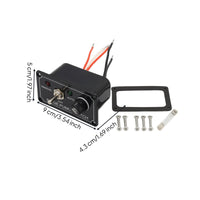 Bilge Pump Switch Panel Manual-off-Auto Bilge Pump Switch with Indicator Lights Marine-Grade Compact for Boat Owners, Boats