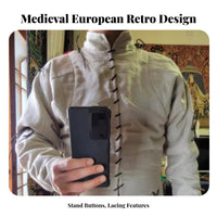 Historically precise Design 15thera limbing Doublet protective gear Attachment Points Historical Clothing Adjustable Fit Protective Glimbent Breathable for LARP fans, History aficionados