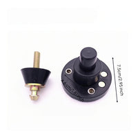 Cylindrical Round Collision Lock Threaded Collision Lock Metal Latch Assembly with Striker for Mechanics, Engineering Vehicles, Loaders, Maintenance