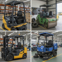 Forklift Seat with Adjustable Backrest Ergonomic for Construction Workers