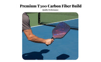 USAPA Approved T300 Pickleball Paddle Safeguarding Border Guard Carbon Fiber Pickleball Paddle Cushioned Grip for Tournaments, Club Play