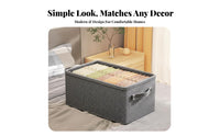 Large Capacity Foldable Wardrobe Organizer Stackable Design Clothing Container particle-resistantresistant Household Storage Steel Frame for Students, Families, property owners, Closet, Bedroom, Dorm Room, Under Bed