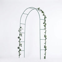 Garden Arch with Steel Frame for Plant Support, Outdoor Metal Garden Trellis for Garden Decor, Wedding Decorations, Assembly Required, 1 Pack
