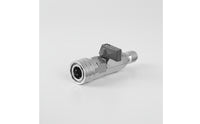 Inline Shutoff with Lever Handle Metal Hose Connector Leakproof Car Wash