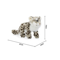 Snow Leopard Stuffed Animal Fuzzy Toy Adorable for Collectors