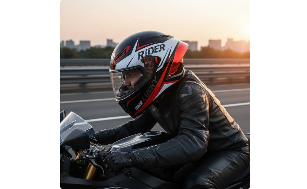 Complete Coverage Headgear | Washable Liner, Ventilated with Sun Visor, for Road Riding