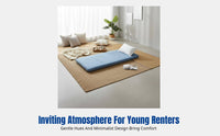 Folding Mattress, Soft Pad for Dorm, Single Sponge Floor Mat, Home Rental, Minimalist