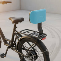 Electric Bike Rear Backrest Universal Fit Vehicle Accessory Easy to Clean