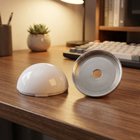 Ceiling Lights Replacement Light Shade for Vanity Mirror, Pack of 4 Aluminum Light Cover with Hardware, Makeup Mirror Bulb Housing, 48mm Parts