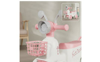 Ridepush-Along Toy with Basket Ridepush-Along Toy Stable Foot-to-Floor Car for Young Children, Kids, Indoor, Playroom