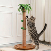 Large Sisal Cat Scratching Post with Interactive Ball
