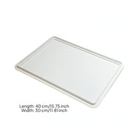 Rectangular Dough Box Lid Plastic Proofing Box Lid White Fitted for Bakers, Pizzerias, Home Cooks, Kitchen