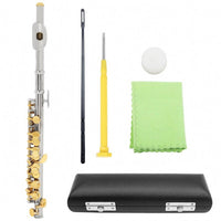 C-Pitch Piccolo Golden Keys C Key Piccolo White Copper Body