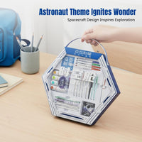 Space Capsule Neutral Pen Gift Set, Creative Stationery Box, Children's Day, Student Drawing, Assorted Colors