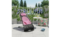 Breathable Mesh Pet Rocking Chair Lightweight Dog Bouncer Chair Elevated Design Portable Pet Rocker Bed Non-Electric for Small Dogs, Cats, Young Dogs, Travel, Outdoor