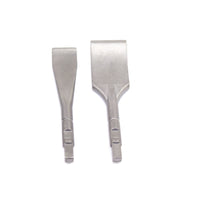2 Pieces Pneumatic Attachment Bit Flat Air Attachment Set Heavy-Duty Pneumatic Bits for Mechanics, Welders, Workshop, Metalworking