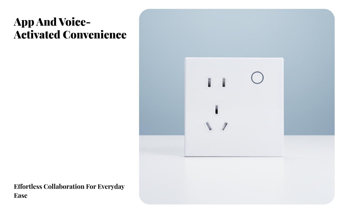 86 Type Smart Application Control Voice-Alternating Current Tivated Led Wall Energy-Saving Wall Outlet for Homeowners, Living Room, Bedroom