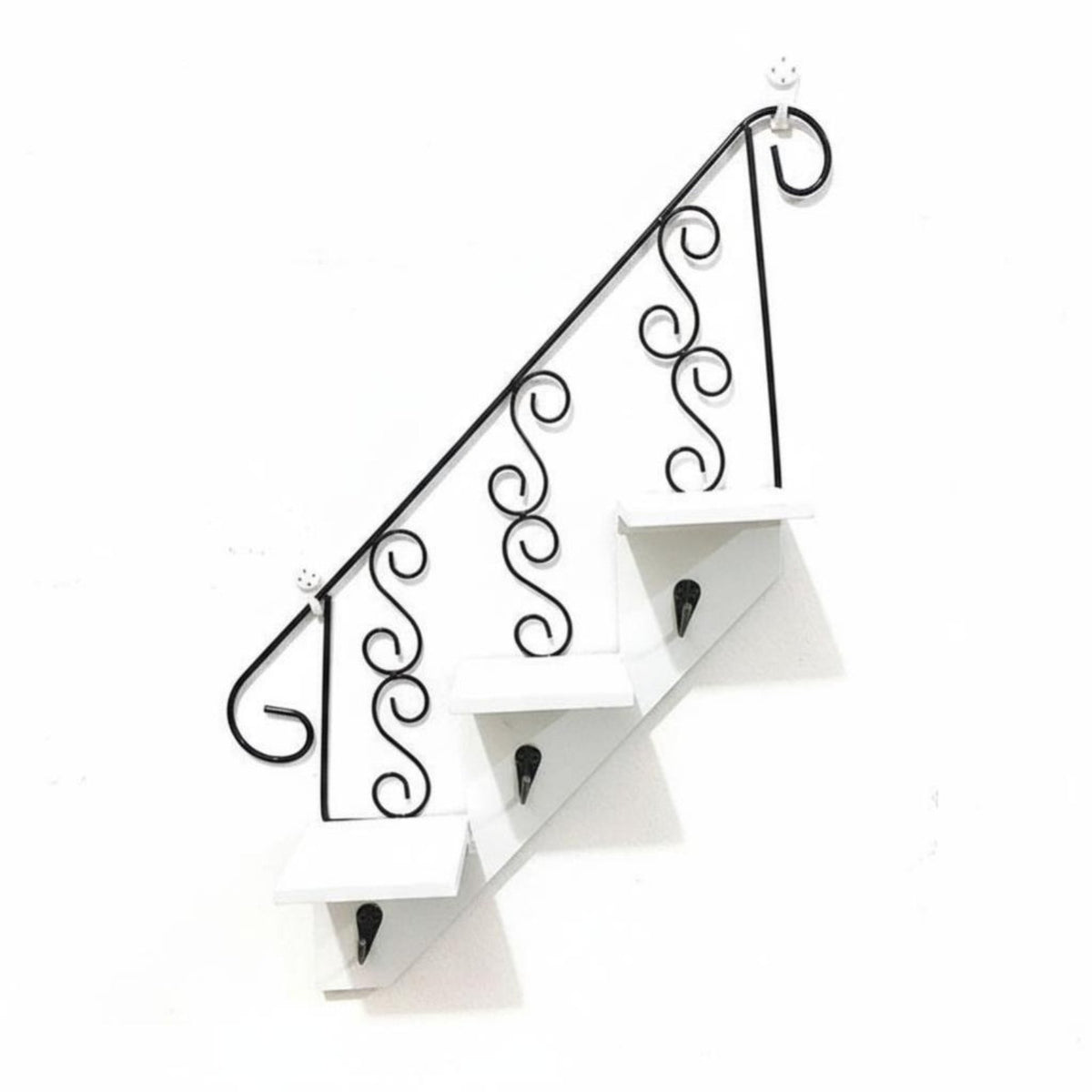 Stair-Shaped vertical shelf Creative home design Decoration Space-Saving for Hallway