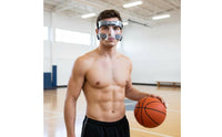 Shatterproof Basketball Face Mask Shockproof Clear Sports Face Mask Long-Lasting PC Material for Young Players, Athletes
