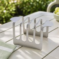 Toast Rack Stainless Steel Toast Holder Mirror-Polished Bread Holder for Breakfast, Kitchen Countertop, Cafes