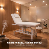 Multi-Purpose Electric Beauty Bed Twin Actuator Adjustable Bed Heavy Duty Frame Actuator Ized Chair Easy to Clean for Estheticians, Spa Professionals, Lash Technicians, Spas, Medical Clinics, Home Studio