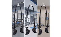Ergonomic Cable Machine Attachment with Handles Non-Slip Tricep Rope Comfortable Tricep Pull down Rope Heavy Duty for Athletes, Strength Training
