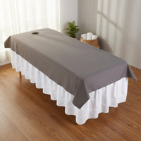 Beauty Salon Bed Sheet Washable Reusable Massage Bed Sheet Oil-Resistant Professional Linens for Estheticians, Spas
