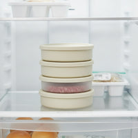 Food-Safe Free Silicone Food Container with Lid Low-Height Silicone Storage Box with Lid Freezer-Safe Meal Prep Containers Flexible