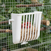 Vegetable Basket Hanging Bird Feeder, Bird Vegetable Holder, Cage Hanging Avian Snack Dispenser, Parrot Cockatiel Budgie Feeding Tool