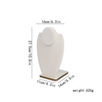 Pendant Display Bust Construction Jewelry Display Bust Stable Base Pendant Chain Holder for Photographers