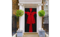 Elegant DIY Door Bow Decoration