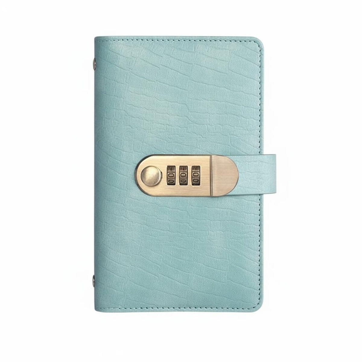 Funds Savings Binder with Lock Large Capacity Combination Lock Money Organizer Retro Design Bills Collection Book