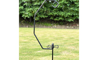 Base Bug Coil Holder Easy to Clean Metal Bug Coil Rack Windproof Camp Lantern Hook Stand Compact for Camping