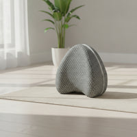Washable Heart-Shaped Leg Pillow Contoured Memory Foam Leg Pillow Orthopedic Soft for Sleeping
