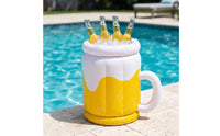 Beer Mug Cooler Fun Inflatable Beer Cooler Festive for Backyard BBQs, Beach Days