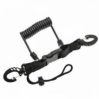 Spring Coiled Diving Leash Anti-Drop Scuba Coil Lanyard Scuba Camera Leash for Underwater Photographers