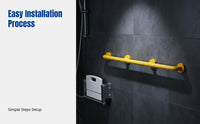 Stainless Steel Stair Handrail, Anti-Slip, Easy Install, Home Hospital Elderly Aid