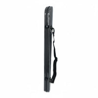 Violin Viola Cello Double Bow Case Waterproof Carbon Fiber Bow Case Shockproof Instrument Gear for Cellists, Travel, Practice