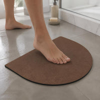 Diatomaceous Earth Bath Mat, Super Absorbent Quick Dry Non-Slip Bathroom Floor Mat