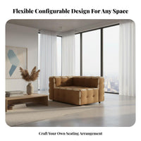 3 Pieces Reconfigurable rearrangeableCombination reconfigurable Seating Boucle Texture Living Room Furniture Multi-Functional Couch Set Plush Upholstery for Families, Apartment Dwellers, Homeowners, Bedroom, Lounge Area, Home recreation