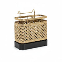 Chopstick Storage Box Drainage Holes Cutlery Drain Rack Multi-Compartment Design Countertop Utensil Container for Kitchen