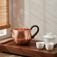 Copper Fairness Cup Easy to Clean Gongfu Tea Pitcher Traditional Design