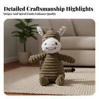 Corduroy Toy Gums Grinding Corduroy Animal Dog Toy Training Tool for Young Dogs, Puppy Owners