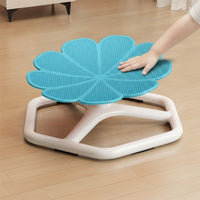 Flower-Shaped Swivel Chair Textured Sensory Swivel Chair for Playroom