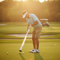Lightweight Golf Ball Pickup Tube Translucent Golf Ball Retriever Tube Portable Easy to Use for Golfers, Putting Green, Driving Range