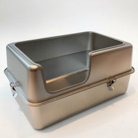 Enclosed Cat Toilet with Lid, Large Pet Toilet for Big Cats, Fully Enclosed Indoor Cat Toilet with Side Entry for Odor Control